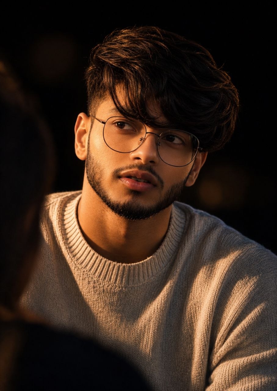 Moody Knit Portrait